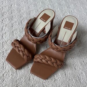Dolce Vita Tan Caramel Stella Paily Braided Sandals